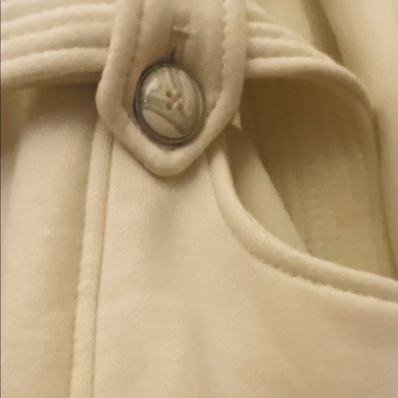 KENNETH COLE REACTION WOMEN DOUBLE BREASTED  BELTED COTTON COAT SIZE S *NEW NT* - Picture 10 of 15